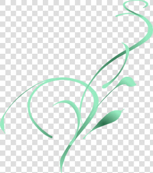 Swirl Green Svg Clip Arts   Vine Clip Art  HD Png Download