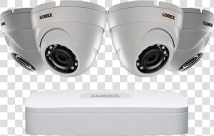 2k Ip Security Camera System With 4 Channel Nvr And   Network Video Recorder  HD Png Download