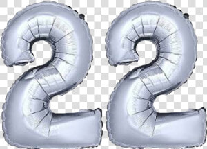  png  globos  22  numero  sticker  fiesta  party  happybirthday   Inflatable  Transparent Png