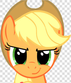 Transparent Little Pony Clipart   Apple Jack My Little Pony Face  HD Png Download