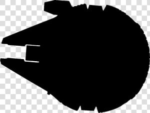 Millennium Falcon Star Wars Darth Vader Boba Fett R2 d2   Star Wars Millennium Falcon Outline  HD Png Download