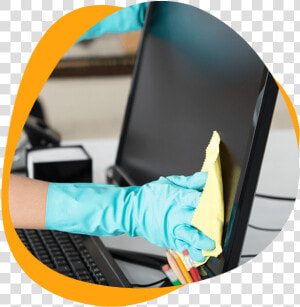 Limpieza De Oficinas   Cleaning Computer  HD Png Download