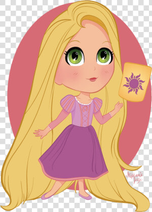 Rapunzel Clipart Chibi   Рапунцель Чиби  HD Png Download