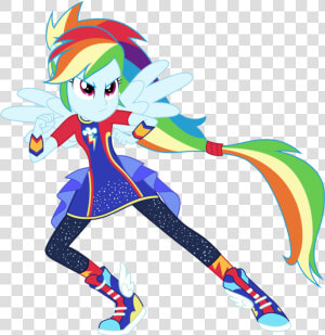 Vector 7 Rainbow Dash By Whalepornoz Dc3vu69   My Little Pony Equestria Girls Rainbow Dash  HD Png Download