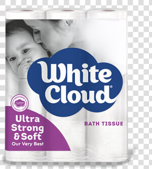 White Cloud® Ultra Strong  amp soft 12 Roll Pkg   Bonbon  HD Png Download