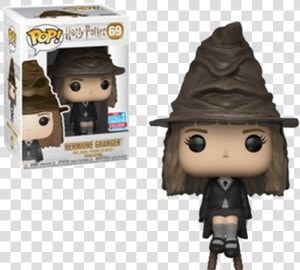 Harry Potter’s Hermione With The Sorting Hat Vinyl   Funko Pop Hermione Granger  HD Png Download