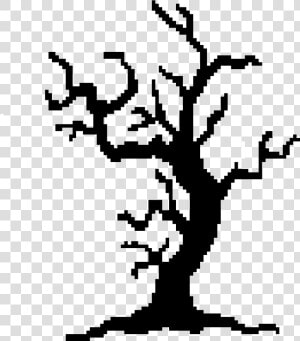 Spooky Trees Clipart   Png Download   Spooky Tree Silhouette  Transparent Png