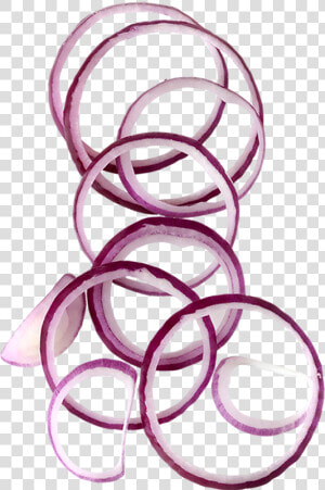 Red Onion Sliced Png  Transparent Png