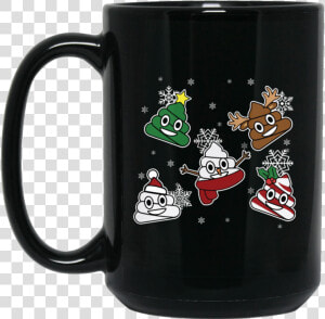 Christmas Poop Emoji Mugs Bm11oz 11 Oz  HD Png Download