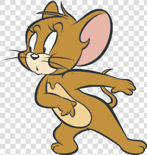 Cartoon Characters Tom And Jerry Clipart   Jerry Cartoon  HD Png Download