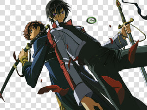 Code Geass Wallpaper Lelouch And Suzaku  HD Png Download