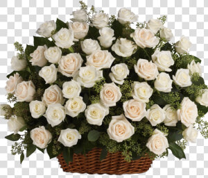 White Roses Png Hd Background Flower Bouquet In   Basket Of White Roses  Transparent Png