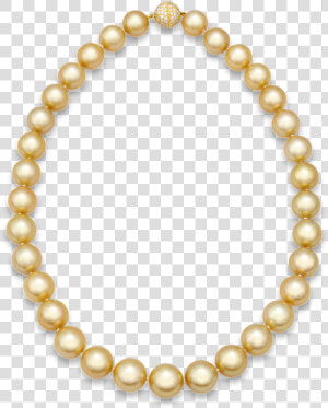 South Sea Golden Pearl Necklace   Gold South Sea Pearl Necklace  HD Png Download