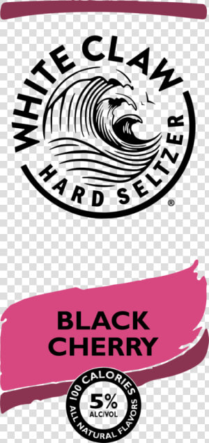 White Claw Tube Top Â   White Claw Black Cherry Logo  HD Png Download