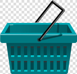 Blue Basket Png Images   Shopping Basket Cart Clipart  Transparent Png