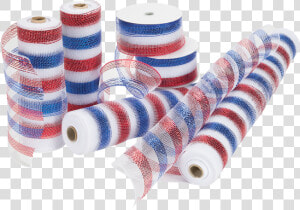 Red  White And Blue Ribbon  amp  Mesh Title Red  White   Thread  HD Png Download