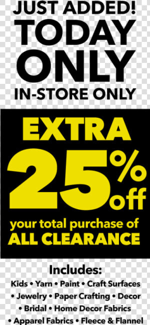 Transparent 25 Off Png   Michaels Coupon November 2011  Png Download