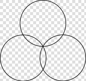 File Flower Of Life   Triple Venn Diagram Clipart  HD Png Download