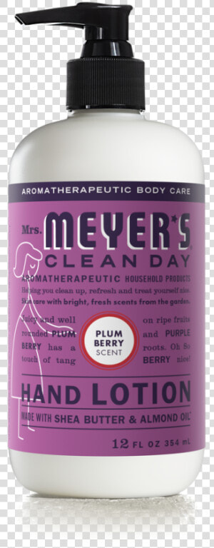 Plumberry Hand Lotion   Mrs Meyers Basil Soap  HD Png Download