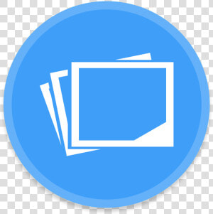 Ui System Apps By Blackvariant   Gallery Icon Png Blue  Transparent Png