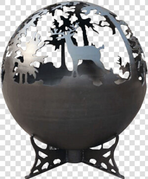 Lifestyle Garden Furniture Deer Globe Firepit   Fire Pit  HD Png Download