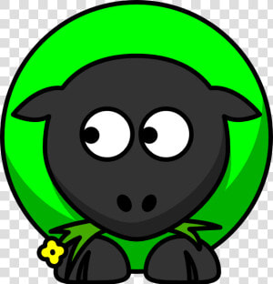 Green Sheep Looking Right Svg Clip Arts   Parable Of Sheep And Goats Cartoon  HD Png Download