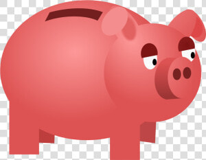 Domestic Pig saving piggy Bank pink snout clip Art suidae money   Clipart Piggy Bank  HD Png Download