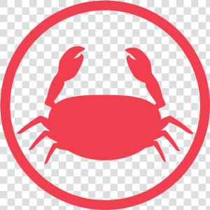 Crustacens Allergy Red Icon   Allergy Shellfish Icon  HD Png Download