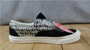 Vans Fear Of God Black   Skate Shoe  HD Png Download