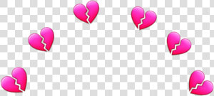  heartcrown  hearts  crown  crownheart  brokenheart   Broken Heart Crown Png  Transparent Png