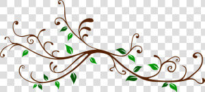 Art text twig   Stem And Leaf Design  HD Png Download