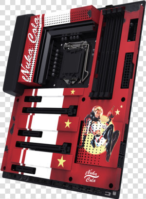 Image Of N7 Z370 Nuka cola Cover   Nzxt Fallout Case  HD Png Download