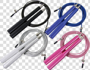 Speed Rope With Aluminum Alloy Handle   Storage Cable  HD Png Download