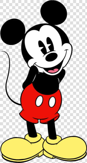 Disney World Clip Art Mickey Mouse Cartoon Transparent   Mickey Mouse With Suspenders  HD Png Download