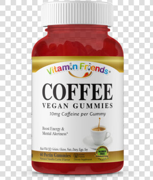 Vitamin Friends Adult Vegan Coffee Gummies   Vitamin Friends  HD Png Download