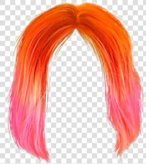 Wig Transparent Orange   Png Download   Transparent Background Orange Wig Png  Png Download