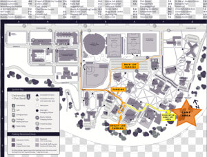 Campus Map Parking Presenter   Plan  HD Png Download