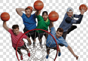 Dude Perfect Basketball   Dude Perfect No Background  HD Png Download