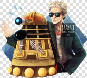 “ The Doctor And A Dalek Explain Explaaaaiiiinnn ”   Poster  HD Png Download