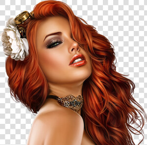 Femme Buste   Women With Flowers In Hair Drawings  HD Png Download