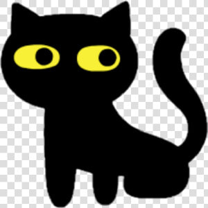 Gatito Gat Gatitokawaii Halloween Happyhalloween Tumbl   Black Cat  HD Png Download