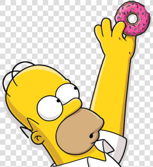 Download Free Homer Bart Area Donuts Artwork Simpson   Simpsons Png  Transparent Png