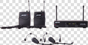 Uhf dual Headset lav Mic   Wireless  HD Png Download