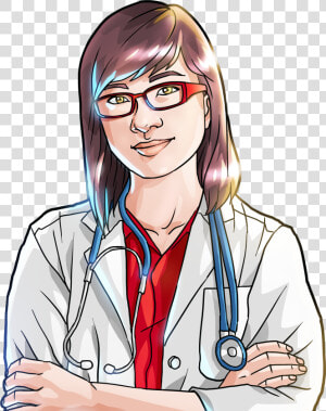 Asian Female Doctor  HD Png Download