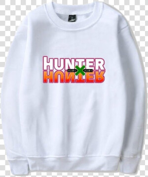 Image Of White Hunter X Hunter Logo Sweatshirt   Sweatshirt  HD Png Download