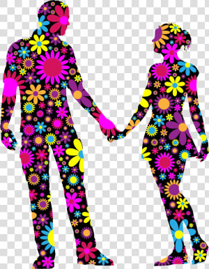 Transparent Couple Silhouette Png   Transparent Silhouette Of Couple  Png Download