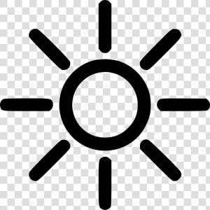 White Sun Png   Sun Icon Svg  Transparent Png