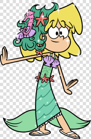 Lori The Mermaid   Personajes De The Loud House  HD Png Download