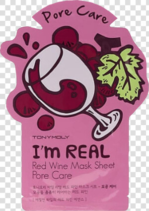  face  facemask  cuteaesthetic  aesthetic  png  pink   I M Real Red Wine Mask  Transparent Png