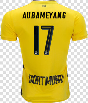 Borussia Dortmund Kit 2017 18 Aubameyang  HD Png Download